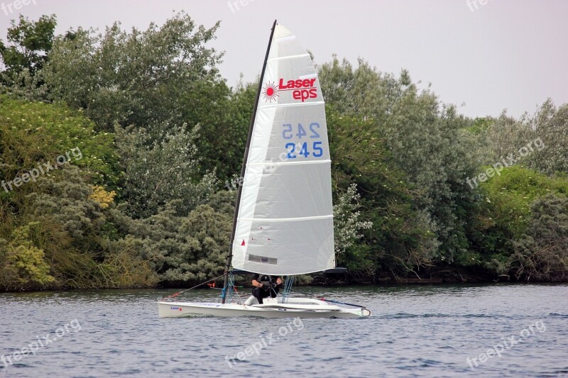 Laser Eps Boat Sail Sailing