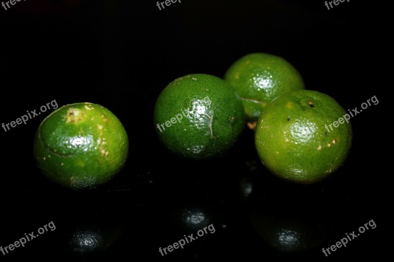 Calamansi Fruit Round Green Vitamins C