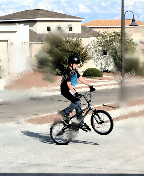 Bicycle Bike Wheelies Trick Stunt