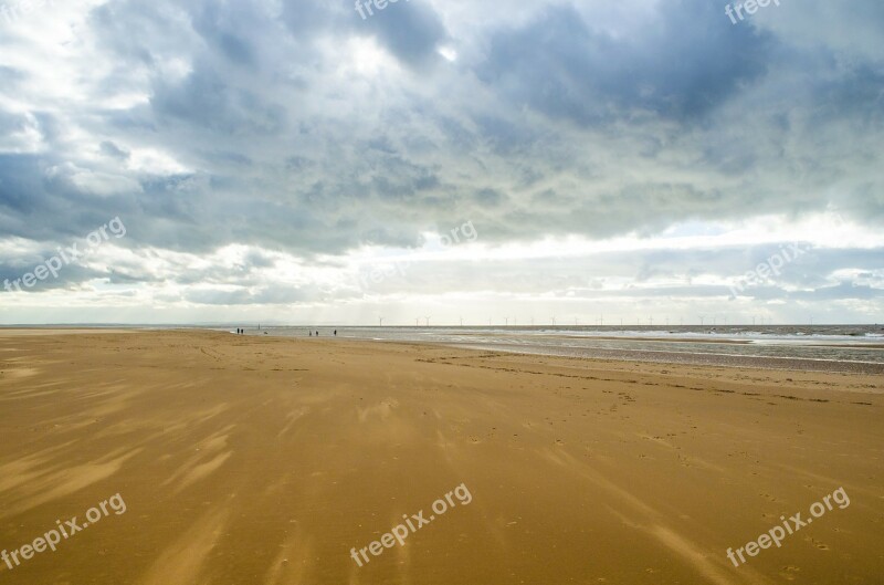 Beach Sand Yellow Sky Cloud