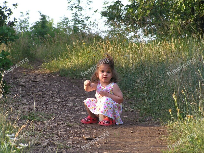 Balatonfüred Little Girl Nature Free Photos