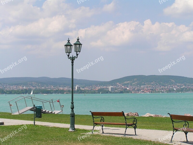 Tihany Lake Balaton Cloud Free Photos