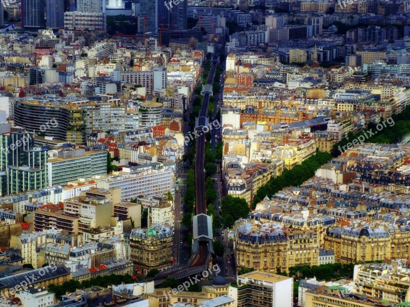 Paris France City Urban Sprawl