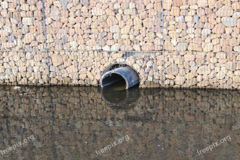 Stones Water Tube Drain Mirroring