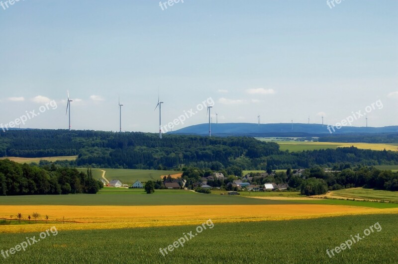 Budenbach Germany Landscape Village Buildings