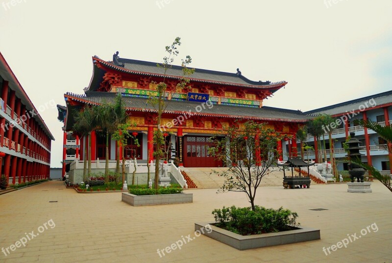 Lingshan China Buddhist Buddhism Religion