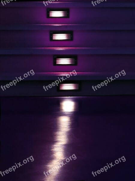 Theater Lighting Stairs Night Variety