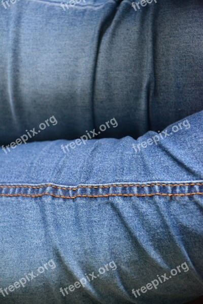 Jeans Material Web Model Pants