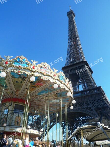 Paris Manege Carousel Height Vertigo