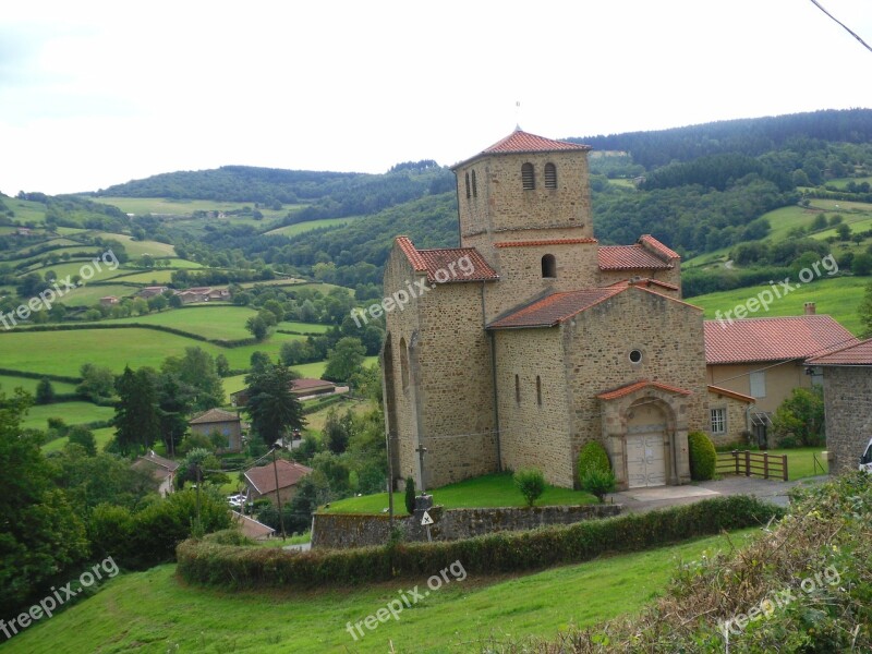 Church Romane Beaujolais Free Photos