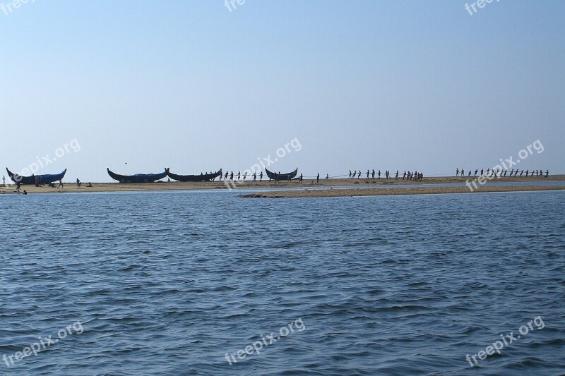 Boats Beach Sea Fishing Boat Free Photos