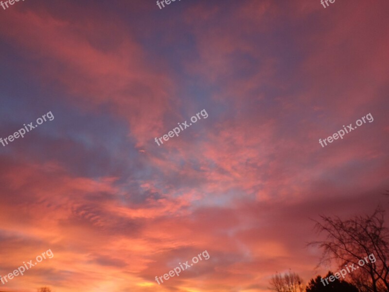 Sun Romantic Evening Sky Abendstimmung Free Photos