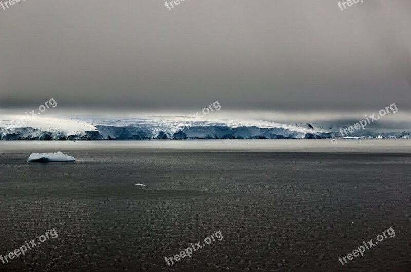 Antarctica Landscape Winter Snow Ice