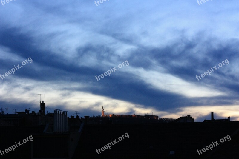 Cloud Budapest In The Evening Free Photos