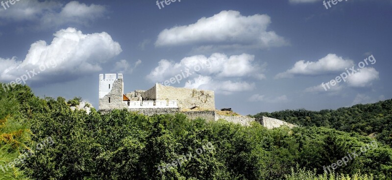 Csókakő Castle Medieval Hungary Closeup