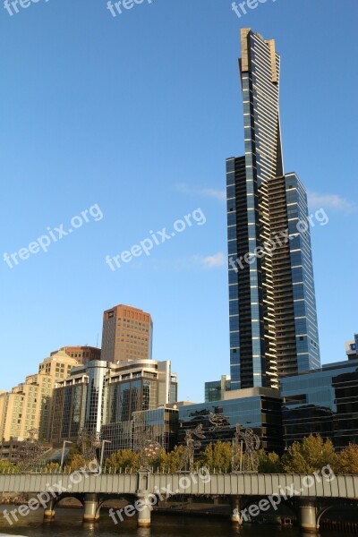 Eureka Skydeck 88 Tower Melbourne Skyscraper City Metropolis