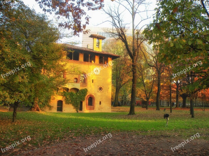 Milan Italy Building Architecture Park