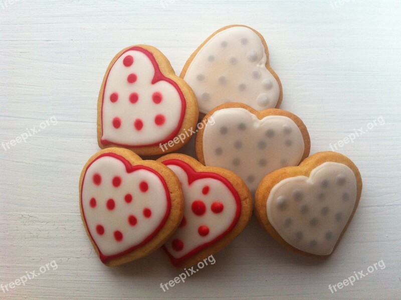 Cookies Wedding Cookies Heart Free Photos