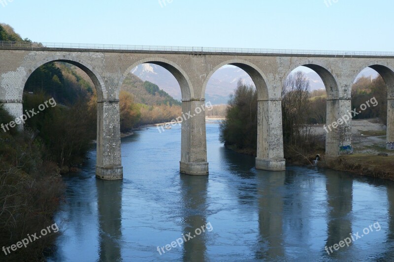 Landscape Bridge Architecture The Durance River Haute Provence