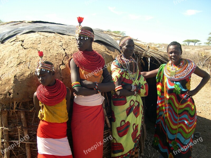 Africa Women Posing Free Photos