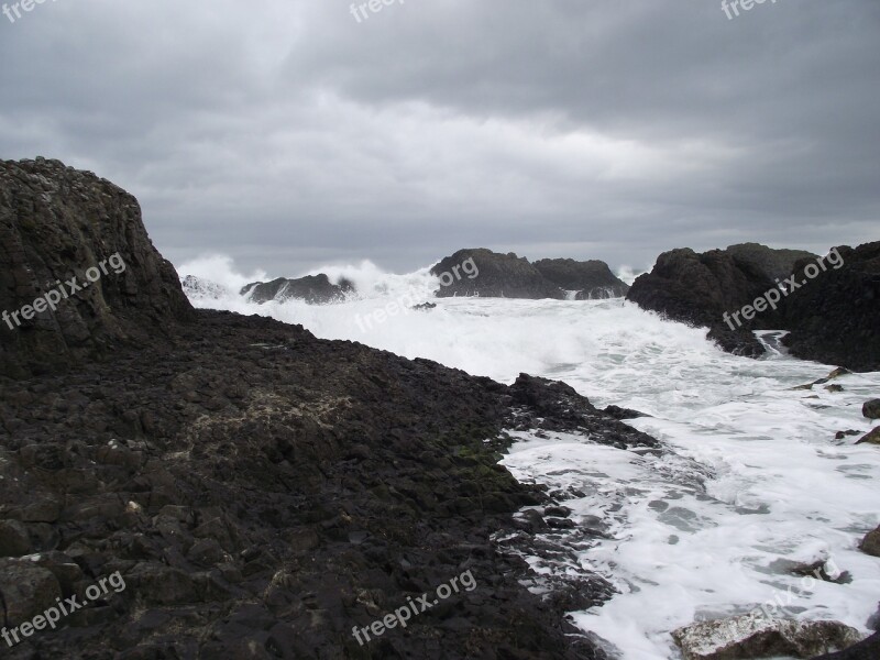 Ocean Water Rocks Sea Rock