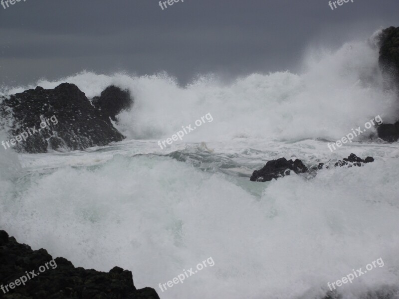 Ocean Water Rocks Sea Rock