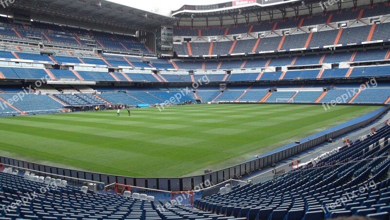 Stadium Santiago Bernabeu Football Real Madrid Free Photos