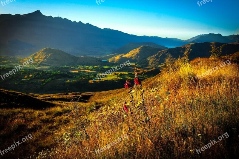 Coronet Peak New Zealand Queenstown Landscape Summer