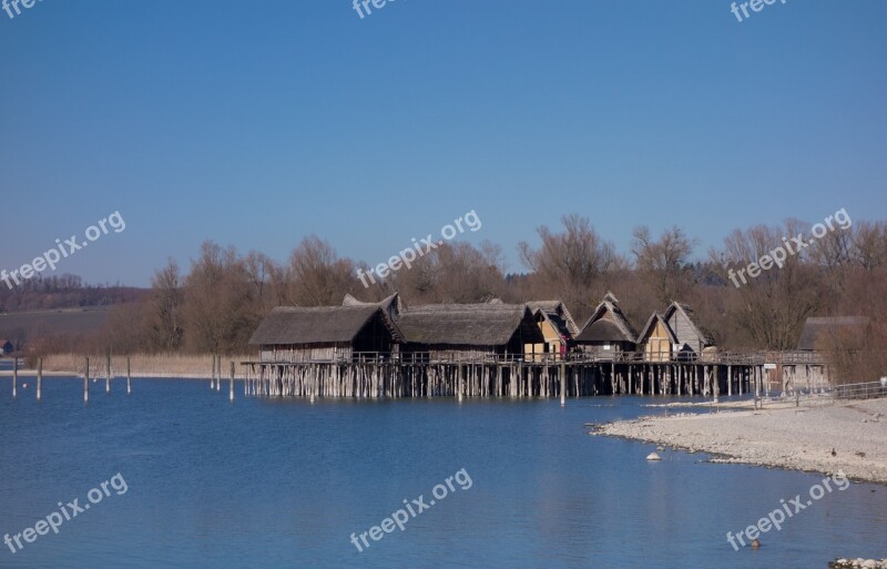 Lake Constance Uhldingen Stilt Houses Beach Wellness