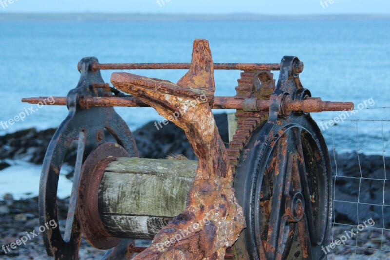 Rust Machine Rusted Old Scotland