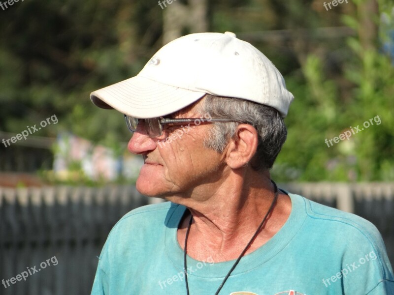 Grandpa Cap Male Portrait Free Photos