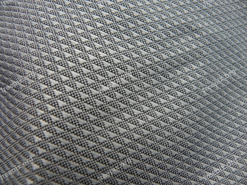 Fabric Textile Silver Grey Surface Embossing