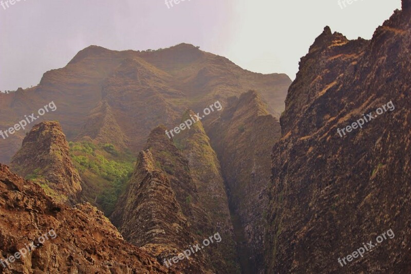 Kauai Hawaii Napali Coast Nature Landscape