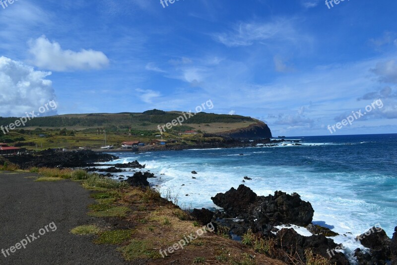 Easter Island Hangaroa Rapa Nui Free Photos