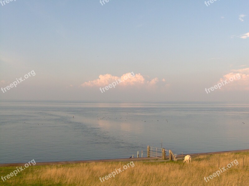 Abendstimmung Sea Rest Silent Quiet