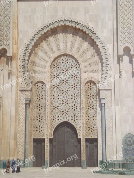 Mosque Casablanca Morocco Africa Hassan Ii