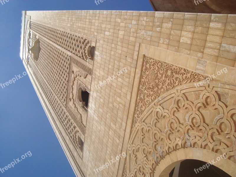 Mosque Casablanca Morocco Africa Hassan Ii