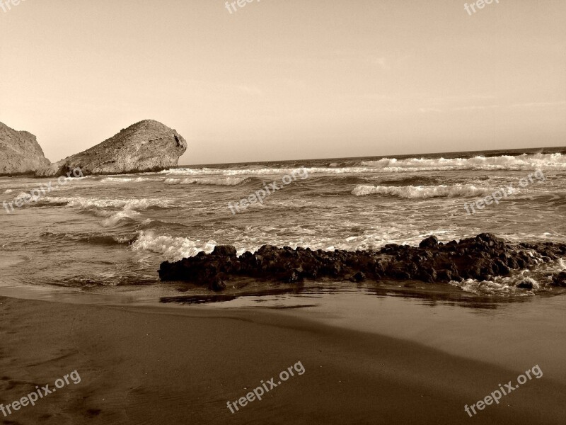 Sea Los Cabos Cabo De Gata Sunset Free Photos