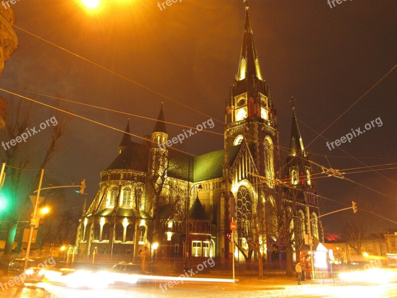 Ukraine Lviv Gotičnij Church Free Photos