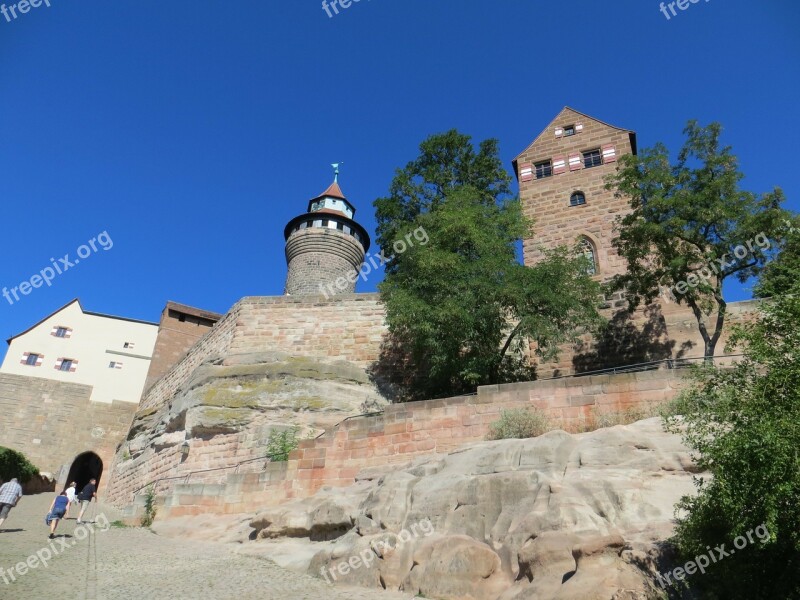 Castle Nuremberg Middle Ages Swiss Francs Historic Center