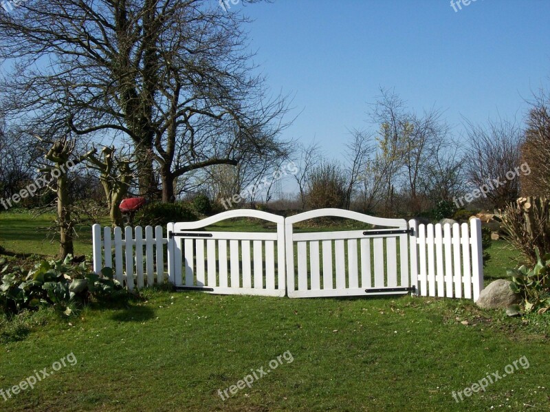 Garden Gate Fence Paling Land On The Land