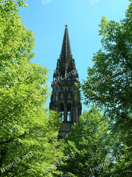 Hamburg Steeple St Nikolai Church