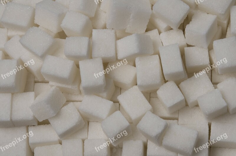 Sugar Sugar Cubes Cubes White Food