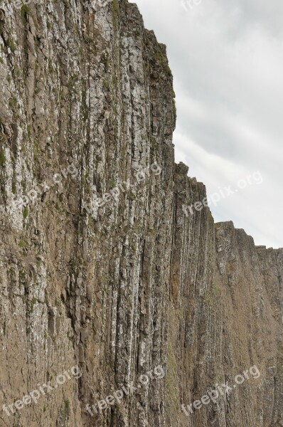 Cliff Basalt Mountain Steep Rock Formation