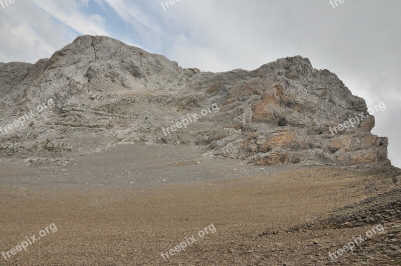 Mountain Rocky Rocks Gravel Rubble