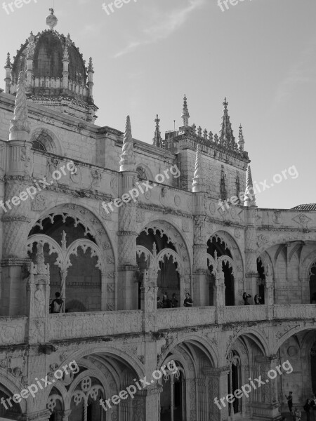 Mosteiro Dos Jerónimos Jeronimo Monastery Cloister Belem Manueline