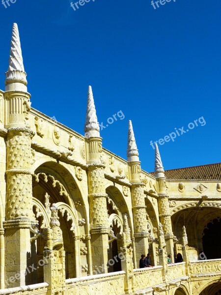 Mosteiro Dos Jerónimos Jeronimo Monastery Cloister Belem Manueline