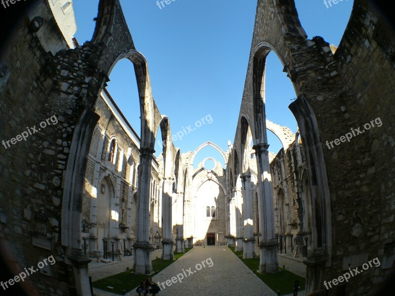 Convento Do Carmo Former Monastery Carmelite Order Gothic Destroyed