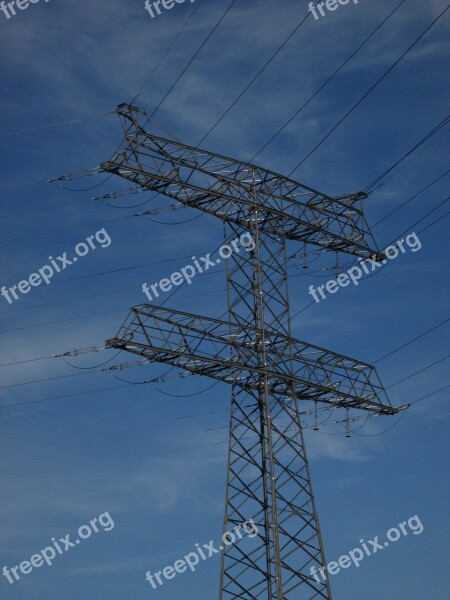 Power Line Power Supply Electricity Energy Free Photos