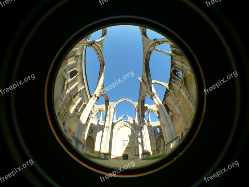 Convento Do Carmo Former Monastery Carmelite Order Gothic Destroyed